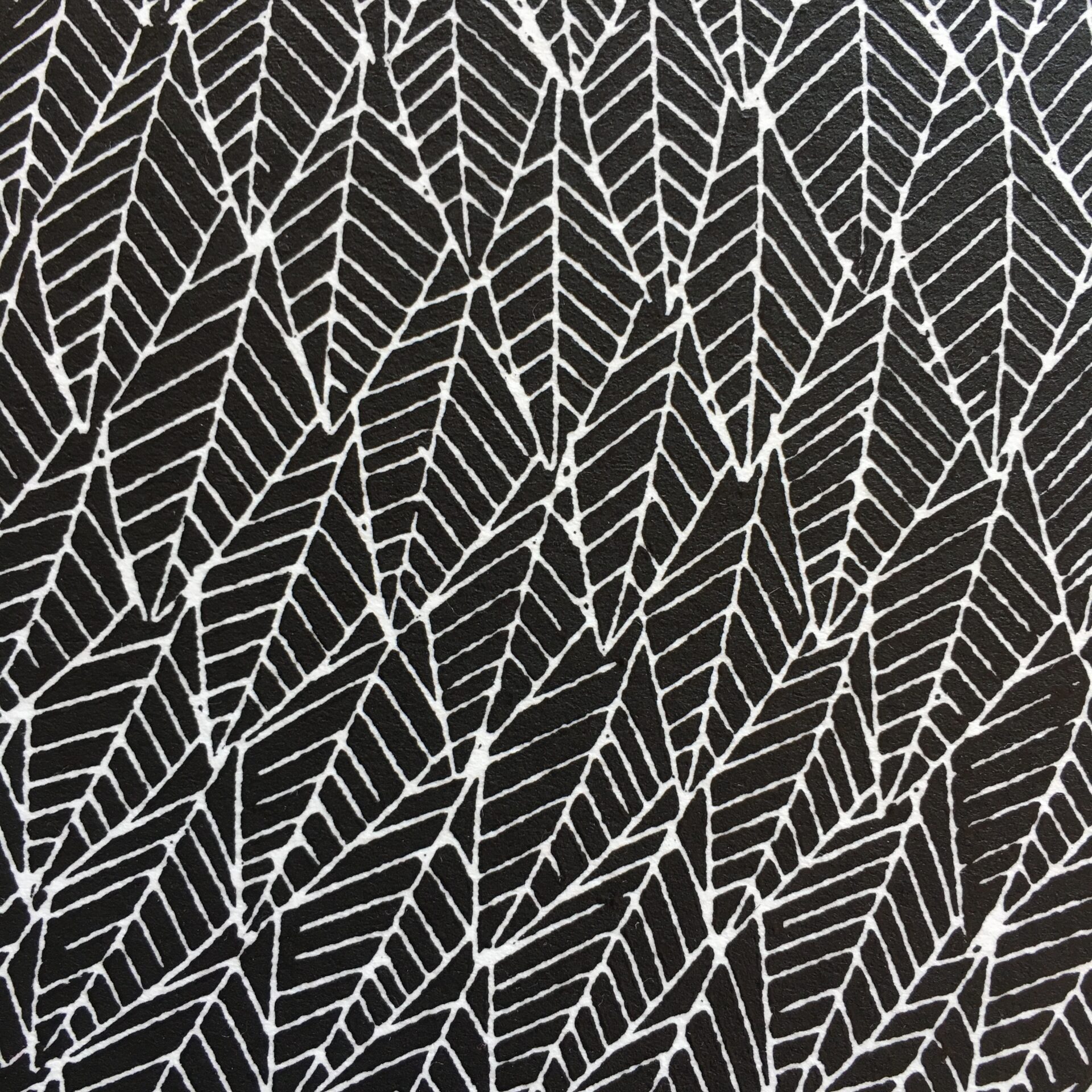 close up crow pattern black feathers corvid art