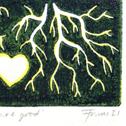signed linoprint limited edition earth roots magic
