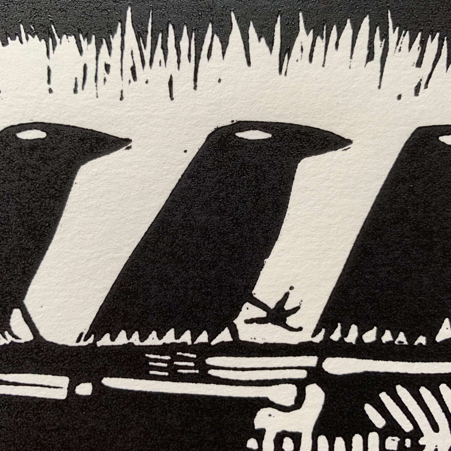 Blade of Darkmoon (DS3) Letterpress Print - Two Crows Printing